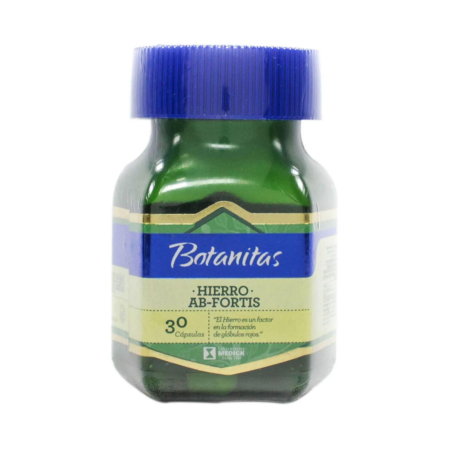 Hierro Ab Fortis Botanitas Capsula Frasco X 30
